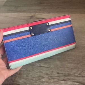 Striped Kate Spade wallet